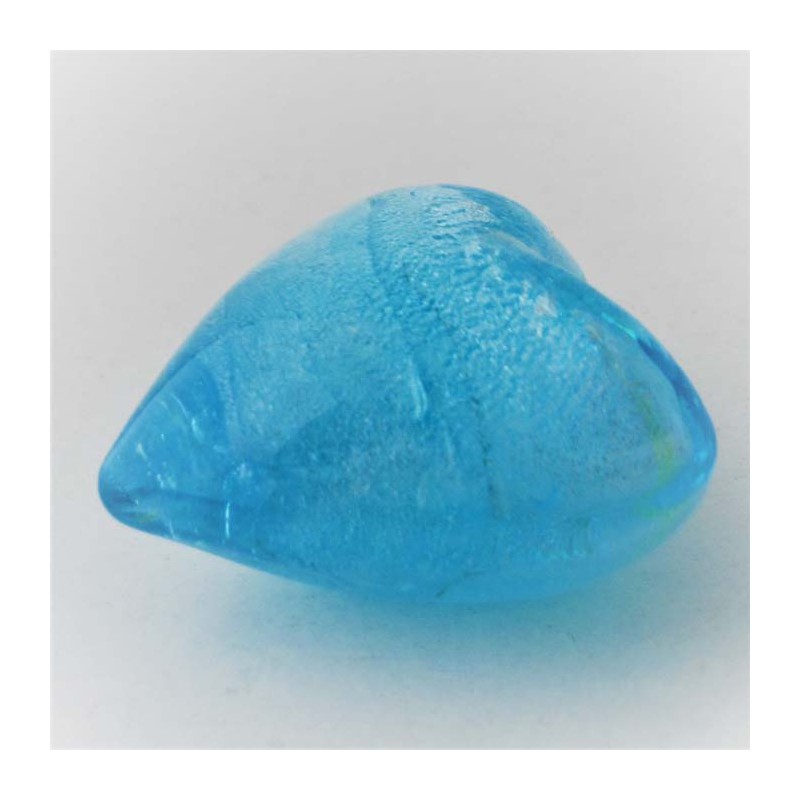 Glas-Herzen 26mm  Pastell sortiert, zum legen
