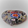 Glas-Herzen 42mm groß mit Mille Fiori