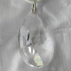 Glas Wachtel 100mm Bleifrei-Kristallglas zum hängen