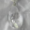 Glas Wachtel 100mm Bleifrei-Kristallglas zum hängen