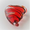 Glas-Herzen 37mm lang Twist sortiert zum legen,