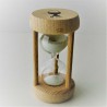 Sanduhr 5 Min. 10 cm Eieruhr Buche Holzgestell