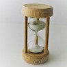 Sanduhr 5 Min. 10 cm Buche Holzgestell