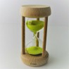 Sanduhr 5 Min. 10 cm Buche Holzgestell