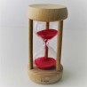Sanduhr 5 Min. 10 cm Buche Holzgestell