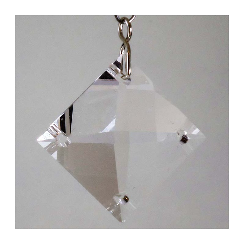 Swarovski 38 mm Viereck mit 4 Löcher Swarovski bleifrei zum hängen