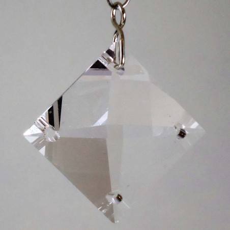 Swarovski 38 mm Viereck mit 4 Löcher Swarovski bleifrei zum hängen