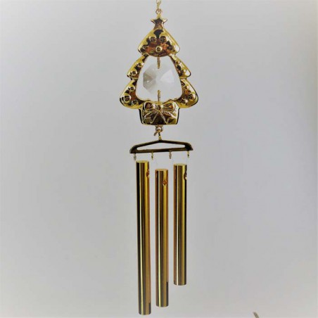 Klangbaum mit Swarovski Elements vergoldet