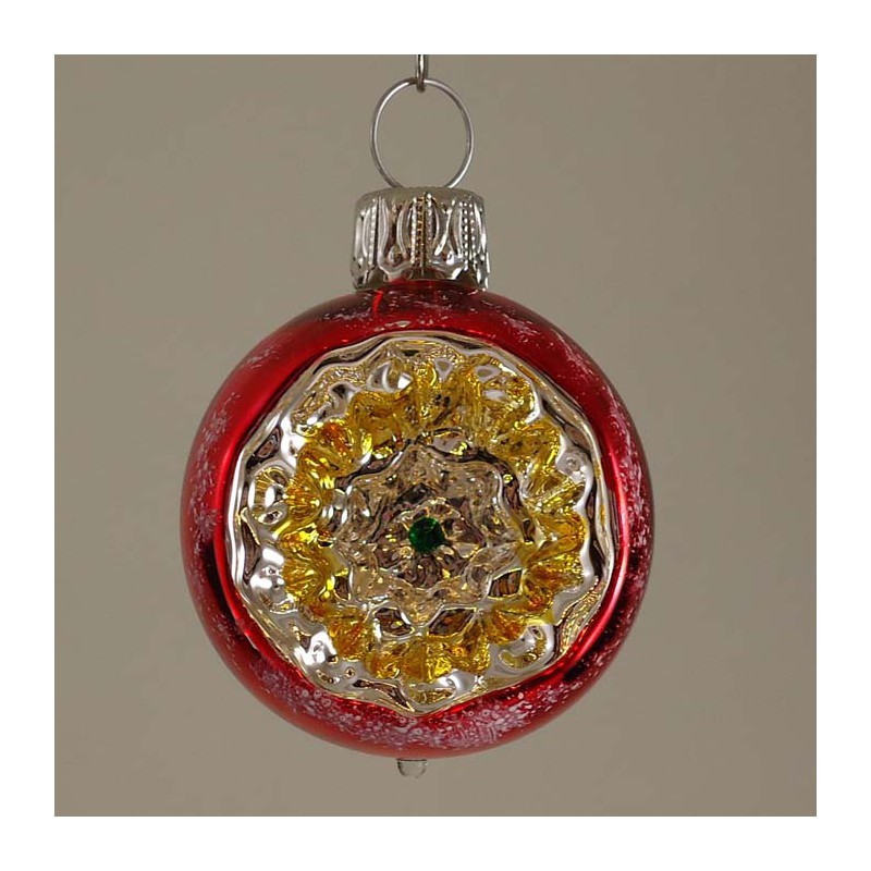 Glaskugel 4 + 8 cm Reflex, Reflex 2-farbig,