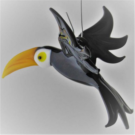 Glasvogel, Tukan 65mm mini zum hängen