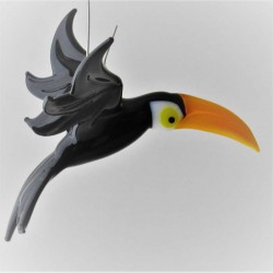 Glasvogel, Tukan 65mm mini zum hängen