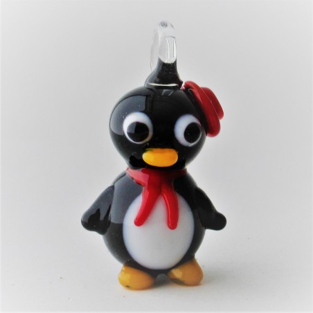 Glas Pinguin 30mm zum hängen und stellen